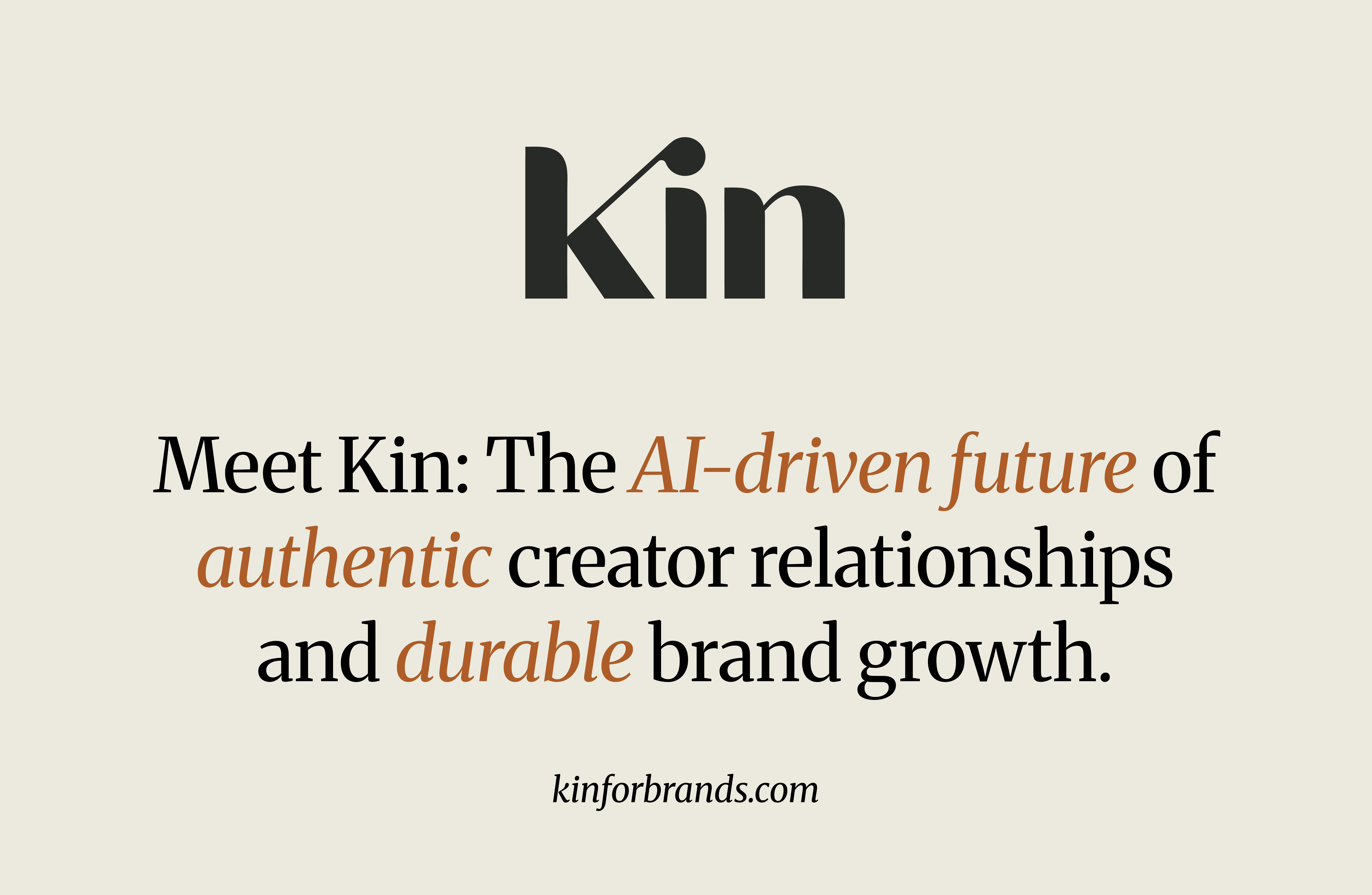 Kin website cover