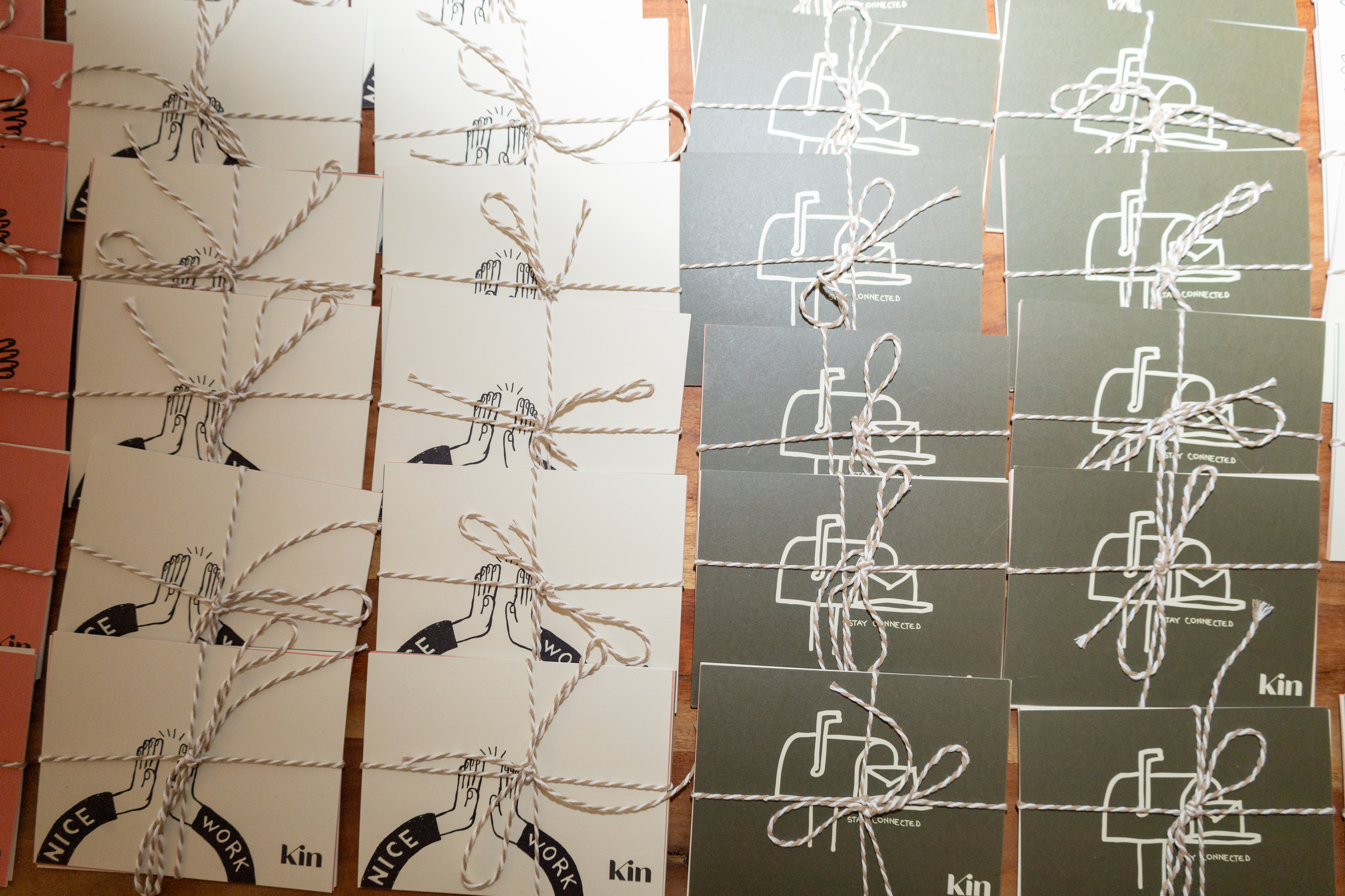 Launch party notecards