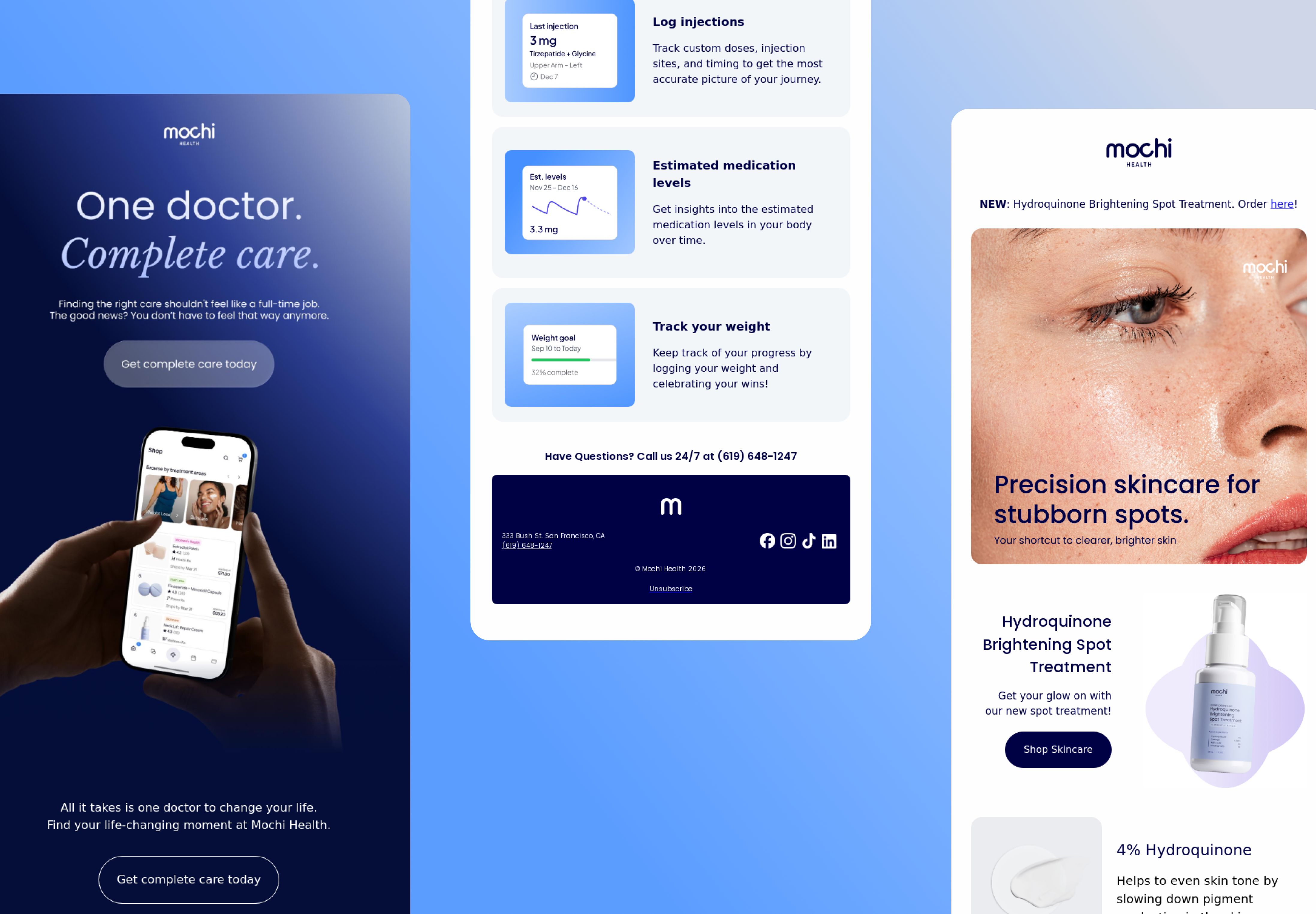 Mochi Health email suite